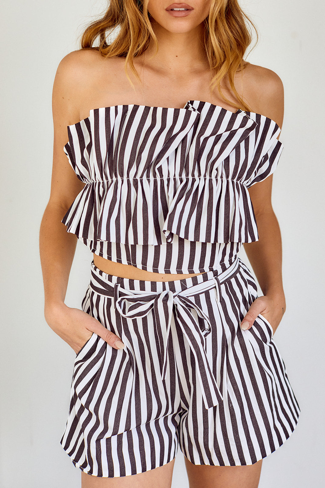 Mirlo Striped Shorts