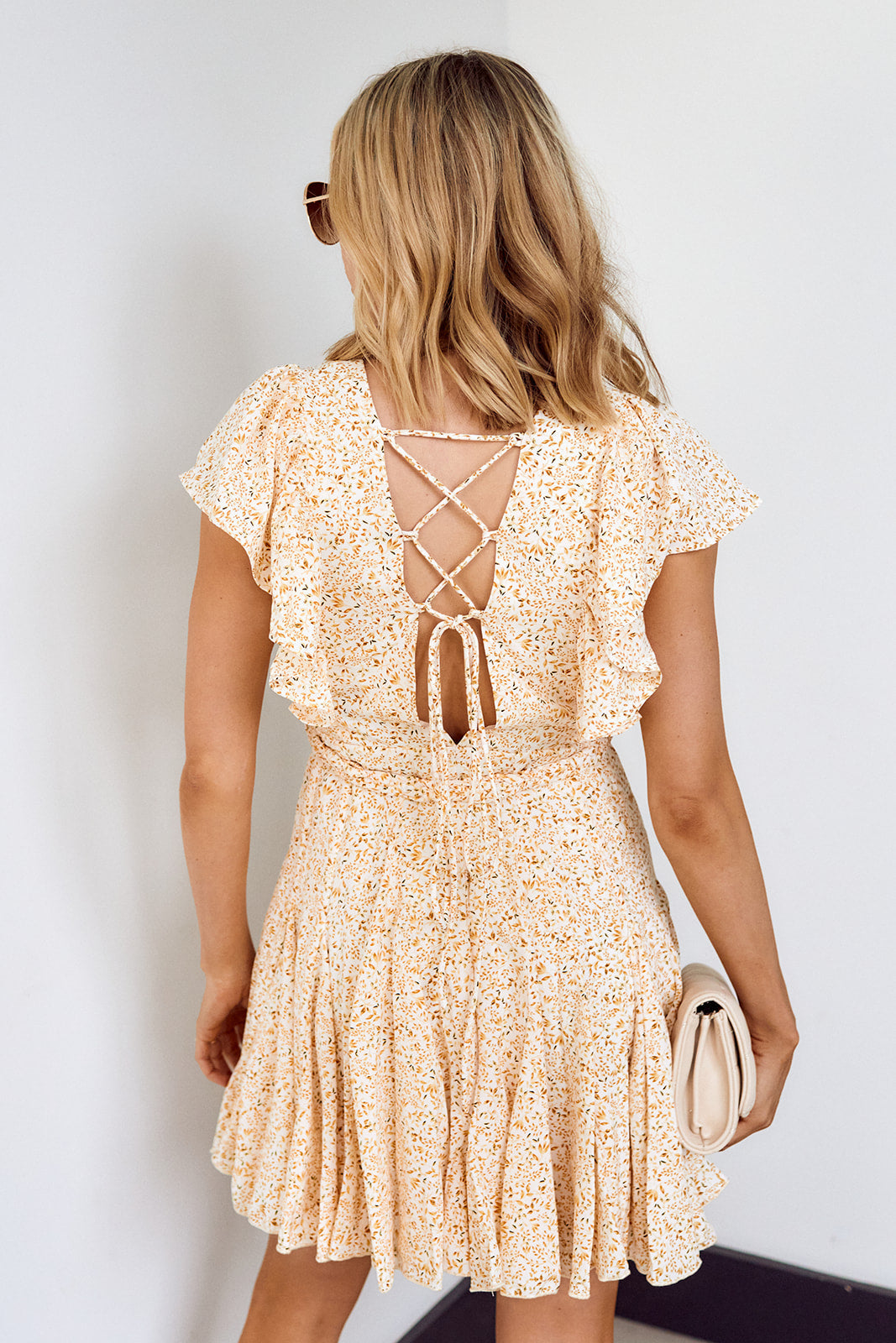 Rissa Floral Print Mini Dress