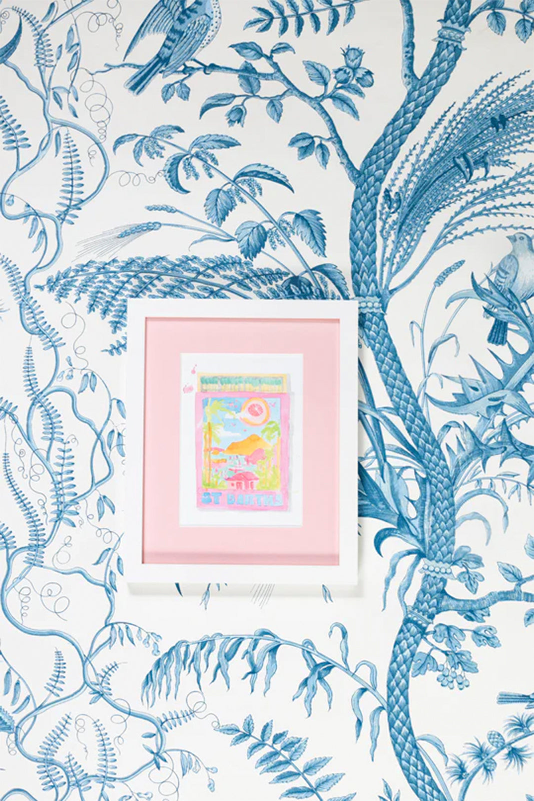 St Barths Matchbook Print