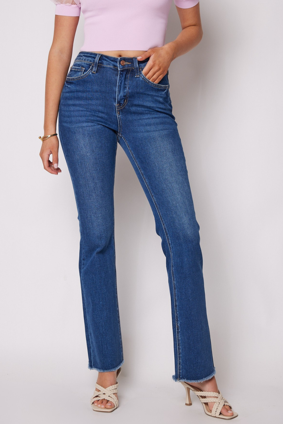 Kendall High Rise Bootcut Jean