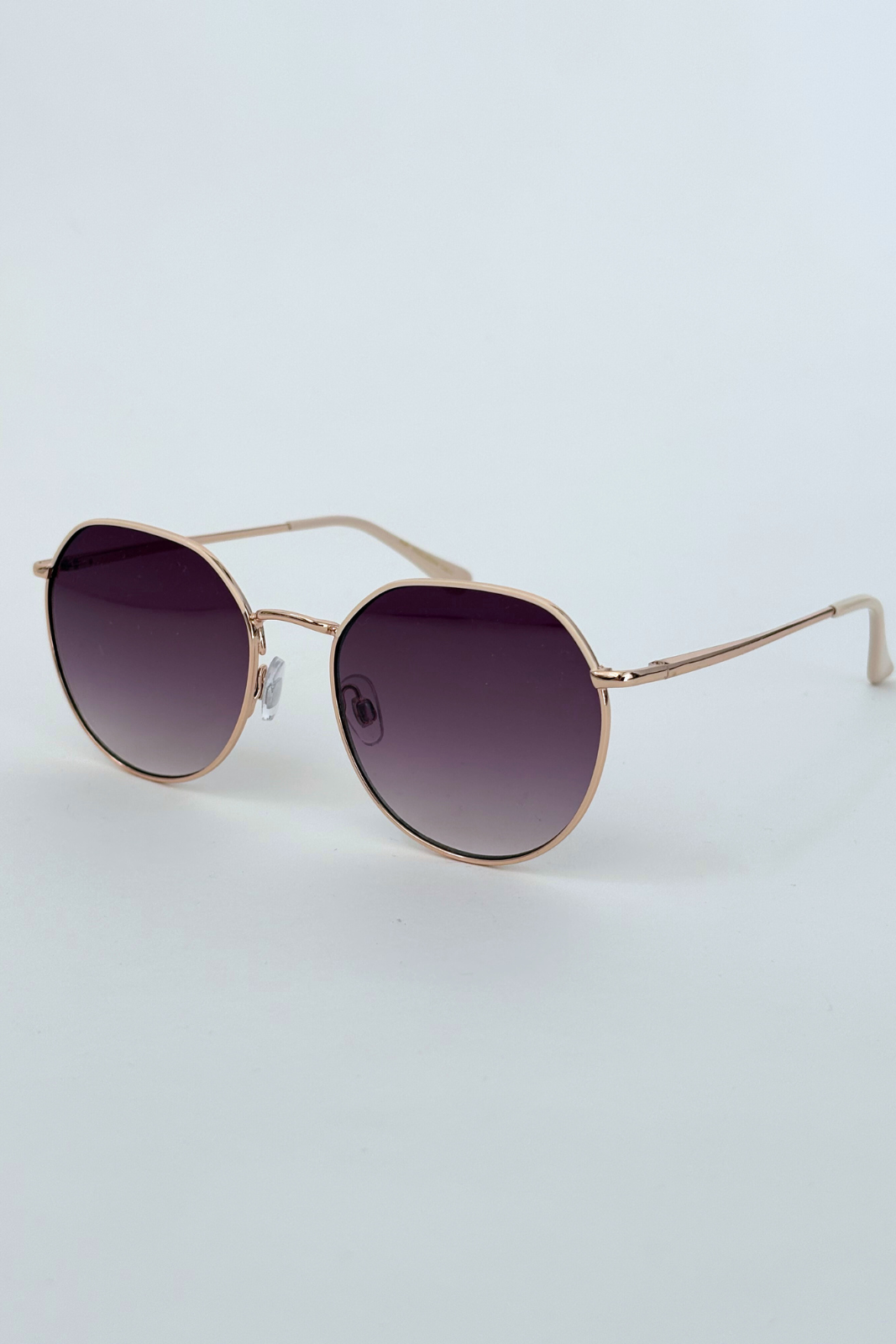 Tina Round Aviator Sunglasses
