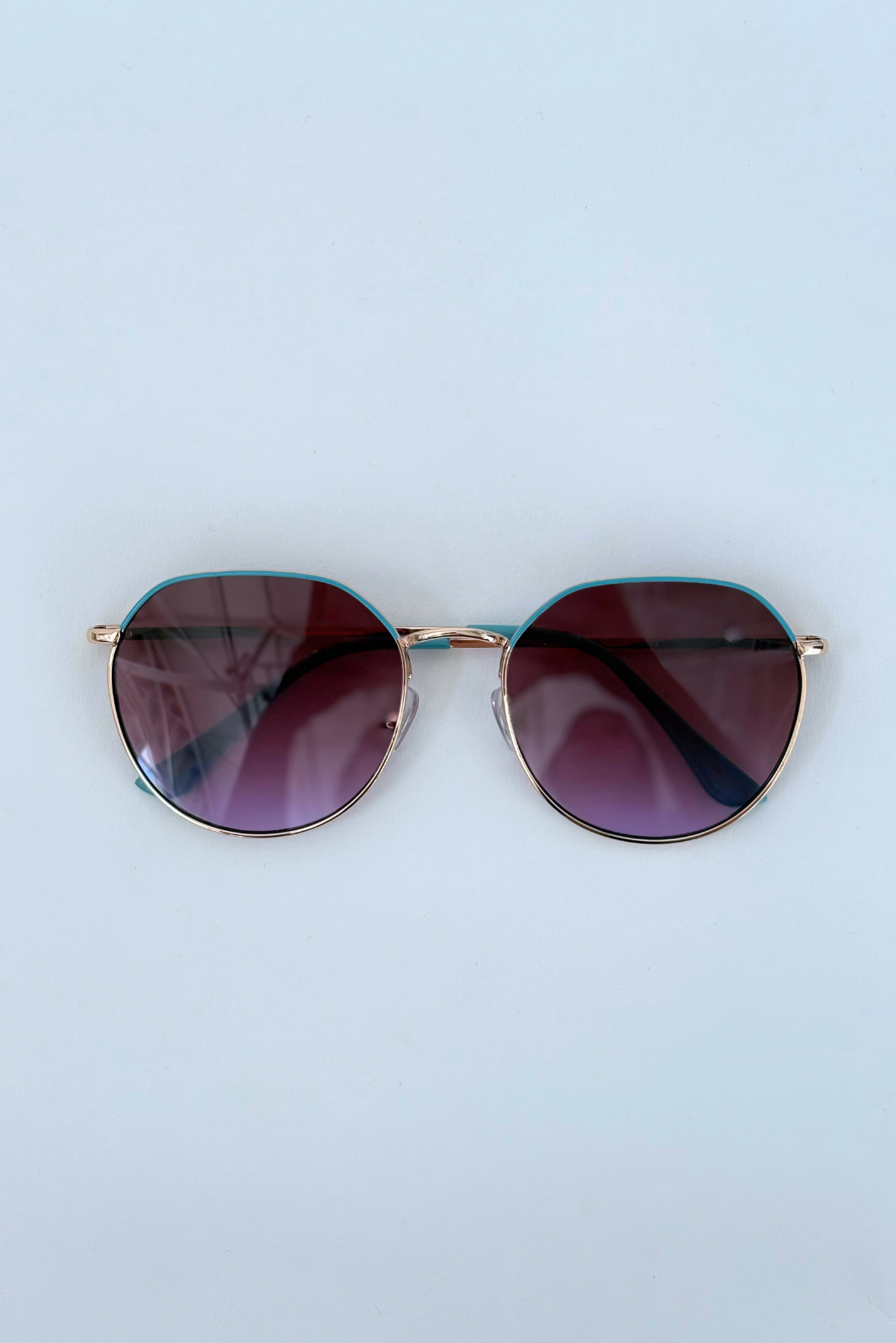 Tina Round Aviator Sunglasses