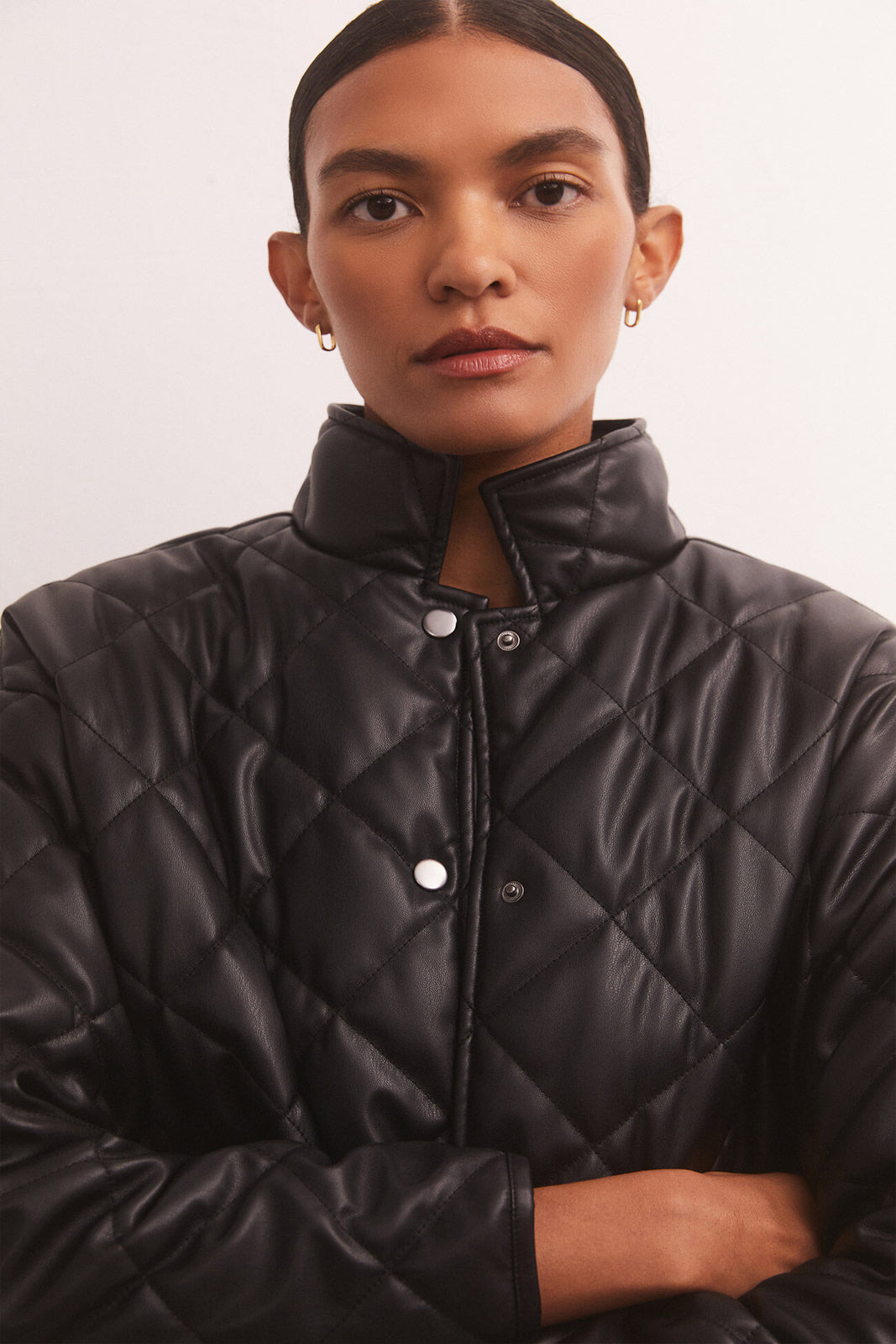 Z Supply Heritage Faux Leather Jacket